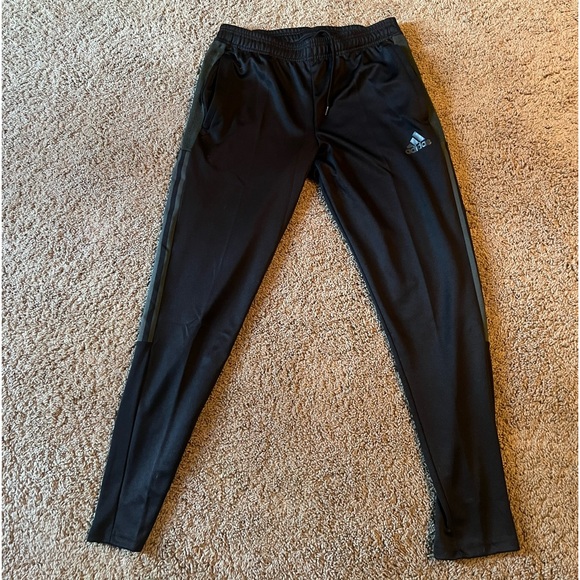 adidas Other - Adidas Tiro ‘21 Pants size Medium Black w/grey striping. Like New!